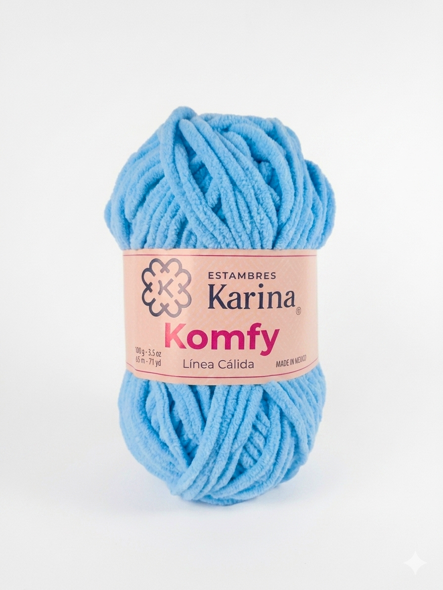 Estambre Komfy tipo chenille
