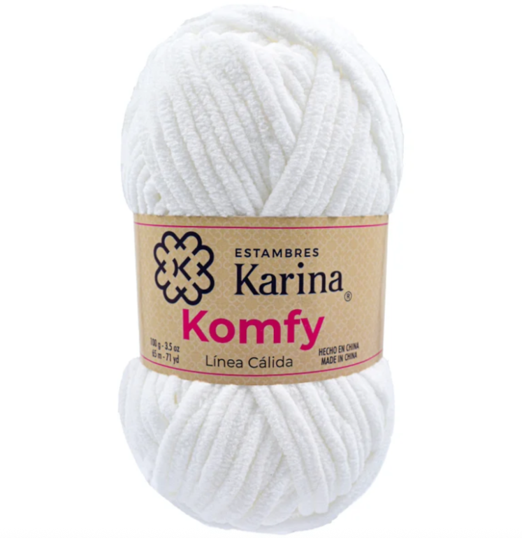 Estambre Komfy tipo chenille