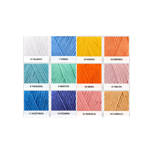 Hilaza de algodón mercerizado KOI