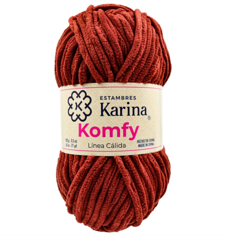 Estambre Komfy tipo chenille