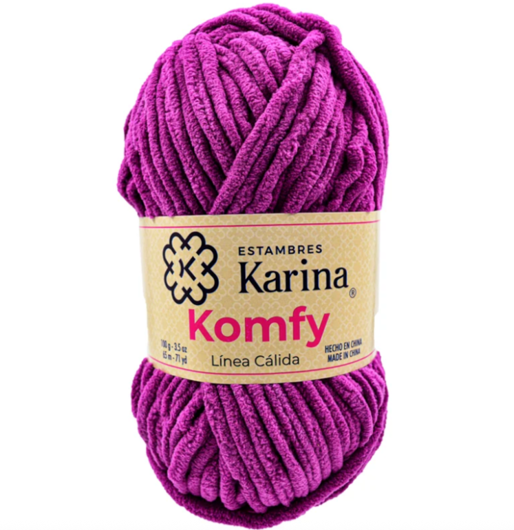 Estambre Komfy tipo chenille