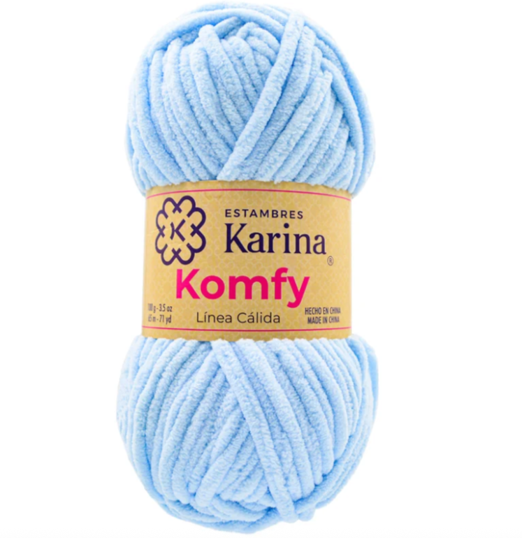 Estambre Komfy tipo chenille