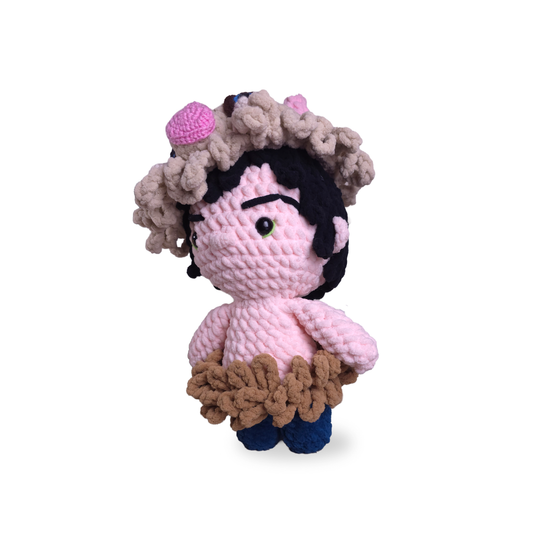 Peluche tejido a crochet de Inosuke